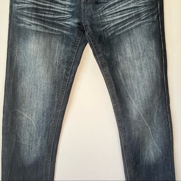GS115 Men’s Dark Wash Straight Jeans Size 30 - Picture 5 of 10